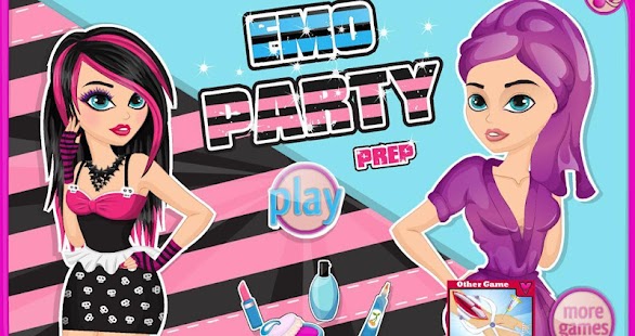 Emo Dress Up Party Game