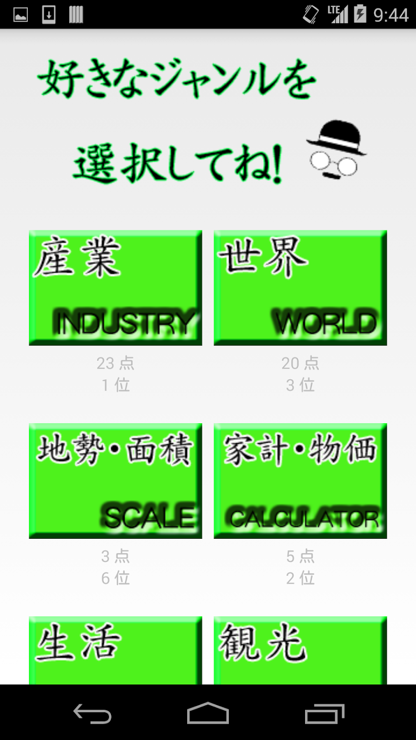 京都統計クイズ Screen 2