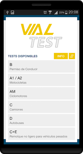 VialTest: Tests DGT 2015