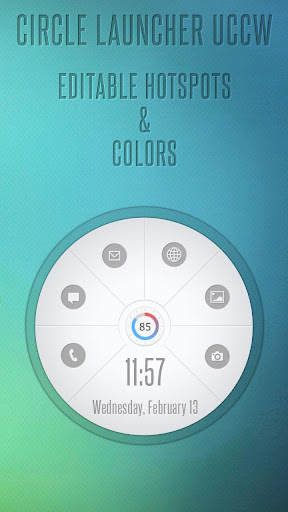 Circle Launcher HD UCCW SKIN