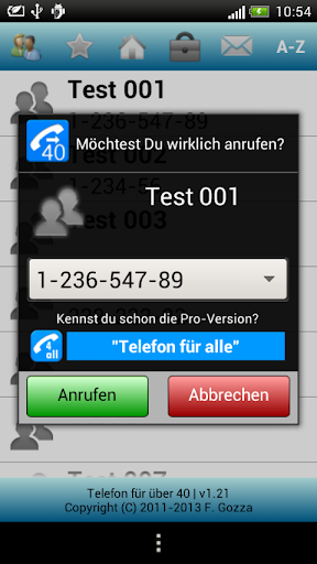 Telefon für über 40