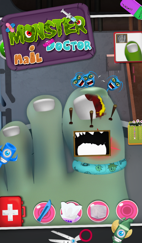 Android application Monster Nail Doctor screenshort