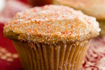 Peach Muffins with Crumb Topping