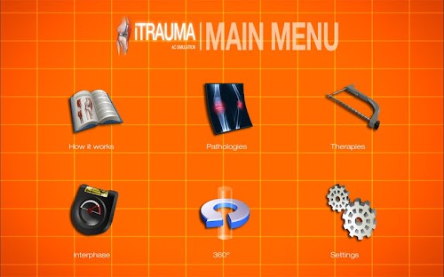 Android application iTraumApp Pro screenshort