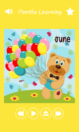 【免費教育App】Kids Months Flashcards-APP點子