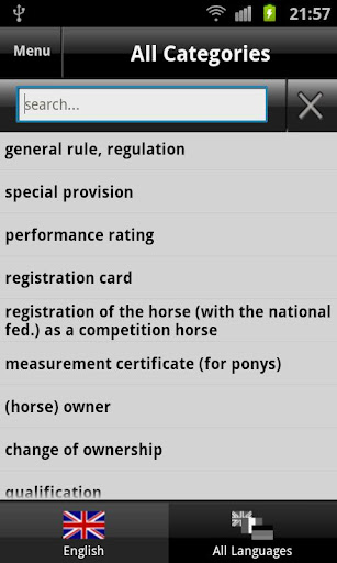 【免費書籍App】Equestrian Dictionary-APP點子