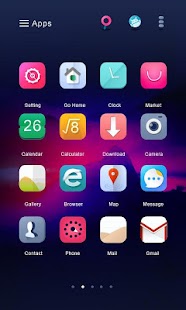 How to install Deep Blue GO Launcher Theme 1.0 unlimited apk for laptop