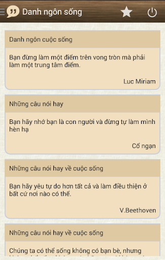 Lời hay ý đẹp - Danh ngôn sống