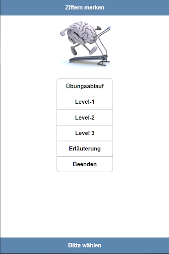 Gehirntraining ZiffernmerkenPE