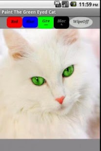 Paint The Green Eyed Cat