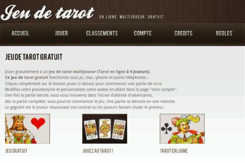 Jeu de tarot à 4