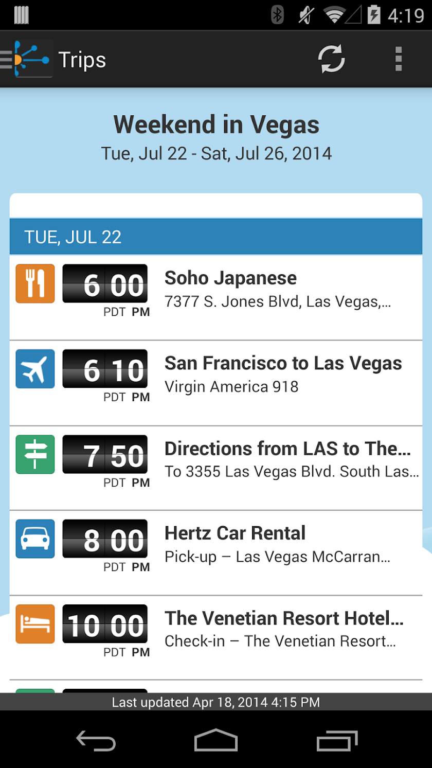 TripIt: Trip Planner (No Ads) Screen 3