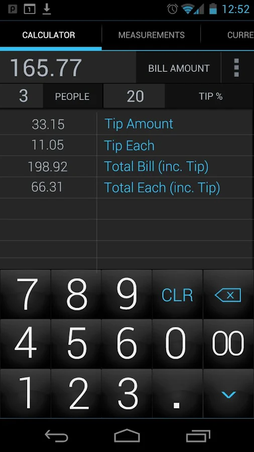 Calculator & Converter Pro - screenshot
