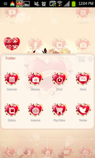 Rose go launcher theme Screenshots 2