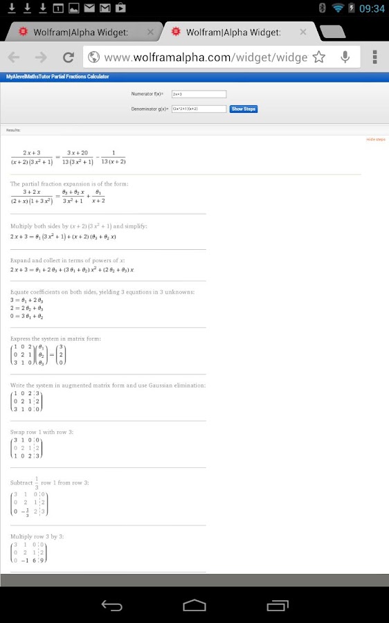 partial fractions - Calc101.com