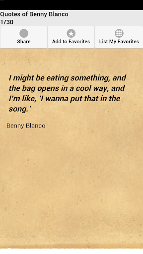 Quotes of Benny Blanco