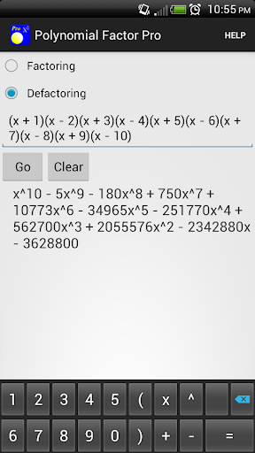 Polynomial Factor Pro