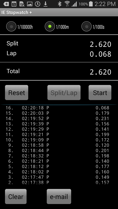 IE Stopwatch + Screen 2