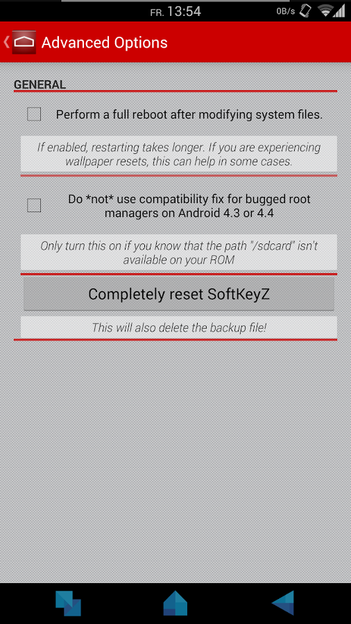 SoftKeyZ Root - screenshot