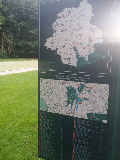 Brussels Green Spaces Map