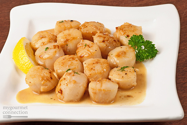 butter or for oil olive scallops Recipe  Seared Garlic Lemon Yummly Sauce Pan with  and Scallops