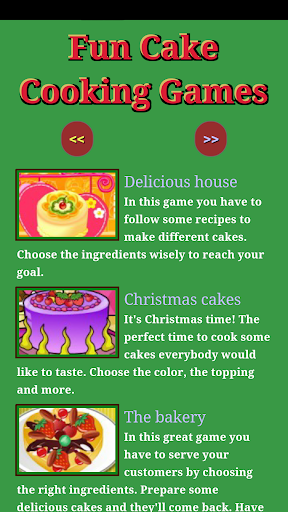 Fun Cake Cooking games