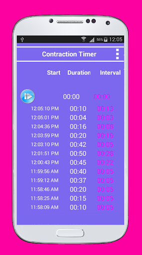 Simple Contraction Timer