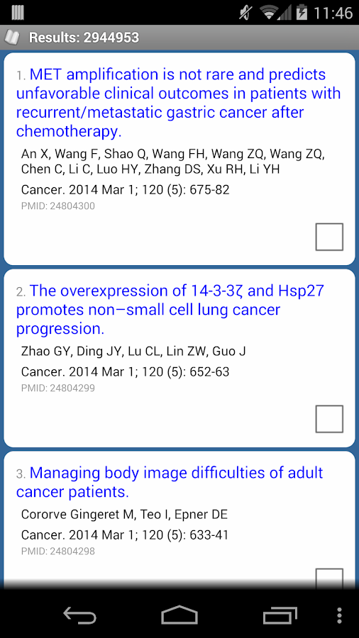   PubMed Mobile- screenshot 