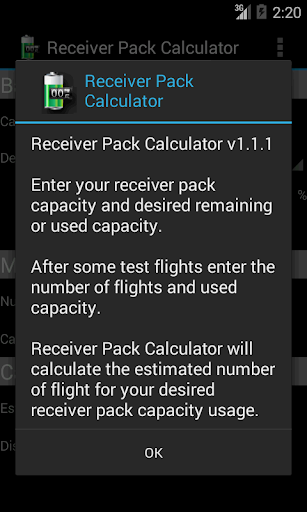 【免費工具App】Receiver Pack Calculator-APP點子