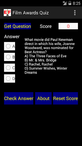 【免費家庭片App】Film Awards Quiz-APP點子