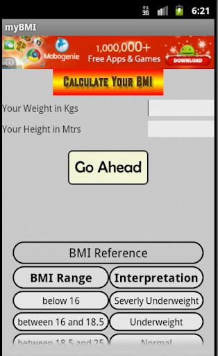 BMI Calculator