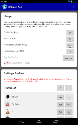 설정 앱 프로 Settings App Pro