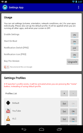 Screenshot 1 for Settings App Pro 1.0.95 patched