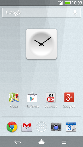 Modern clock widget W-Me Clock