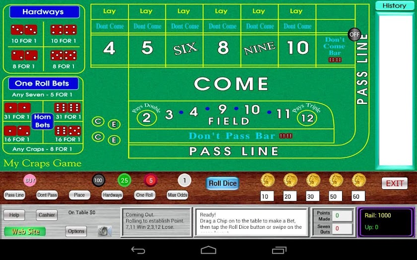 My Craps Game for Nexus 7 Screen 3