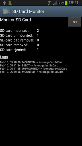 SD Card Monitor