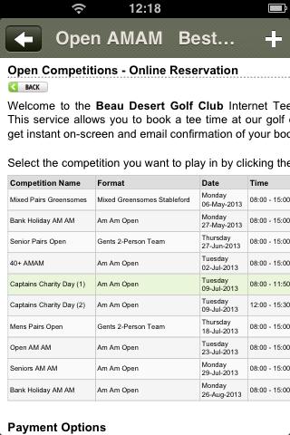 【免費社交App】Beau Desert Golf Club-APP點子