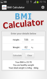BMI Calculator Screenshots 2