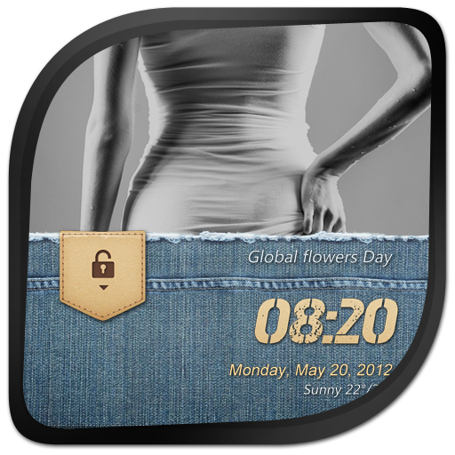 Denim【Creative Locker Theme】 LOGO-APP點子