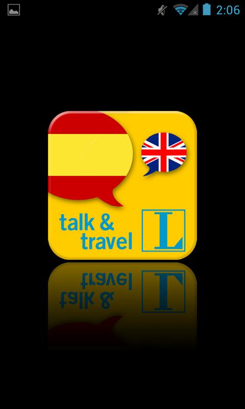 Android application Spanish talk&amp;travel screenshort