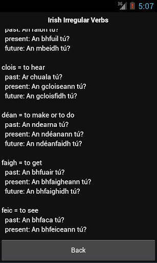 Irish Gaeilge Helper