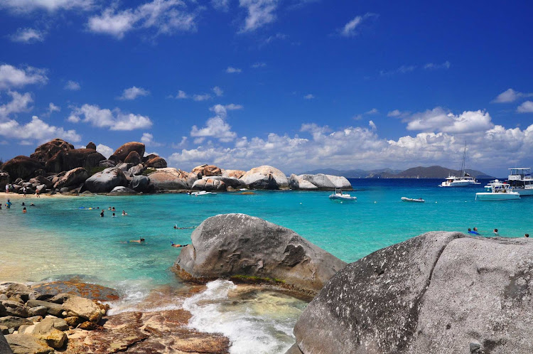 The Baths on Punta Gorda in the British Virgin Islands. 