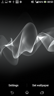 Cosmic flow live wallpaper Screen 2