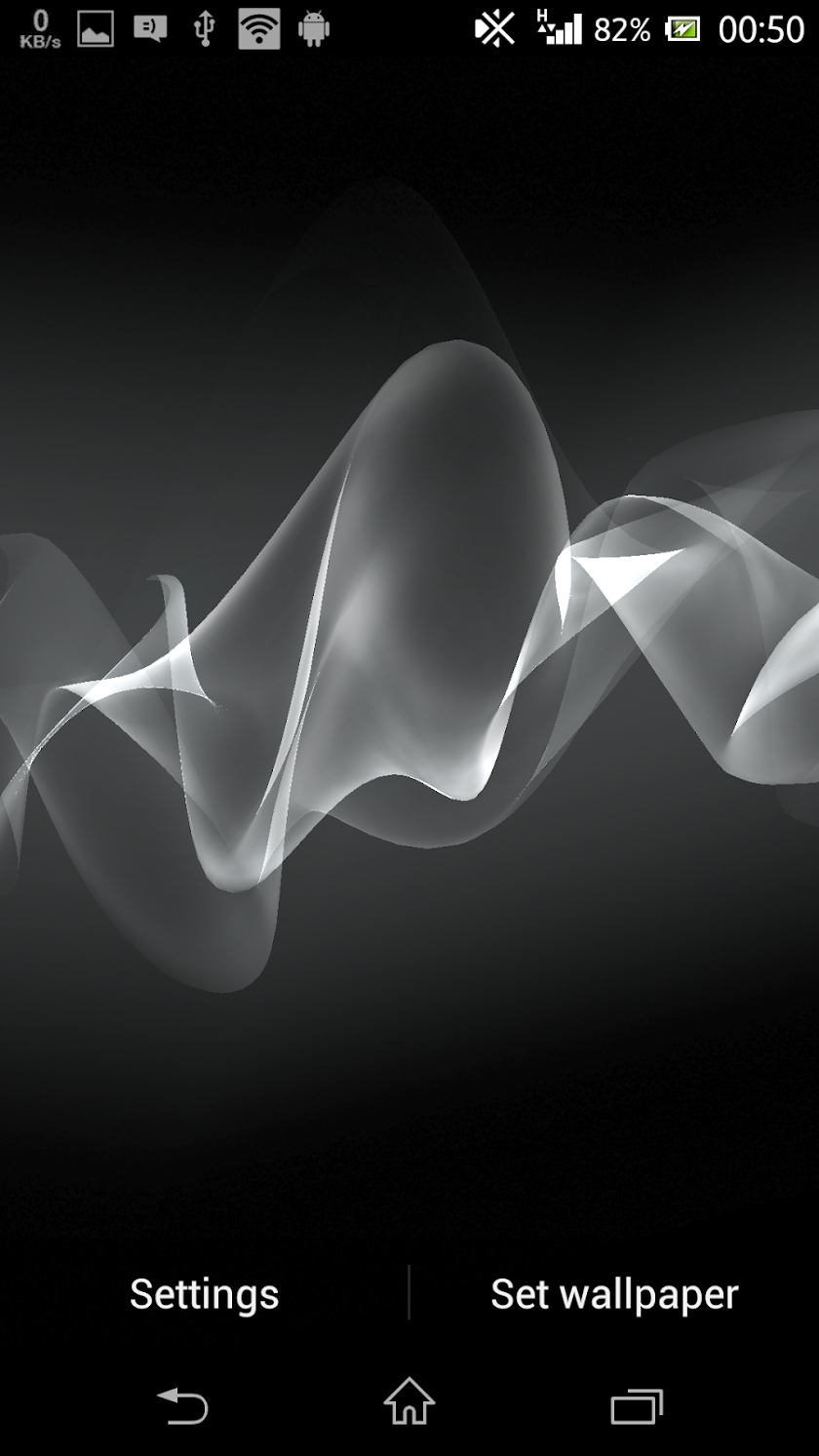 Cosmic flow live wallpaper Screen 2