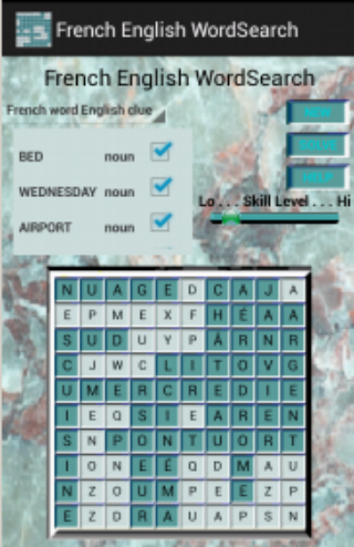 【免費解謎App】French English WordSearch-APP點子