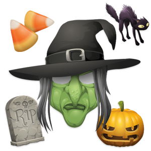 Aviary Stickers: Halloween logo