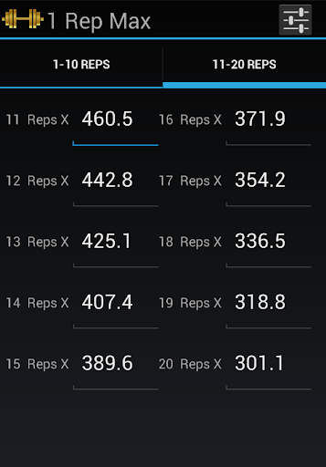 【免費健康App】1 Rep Max-APP點子