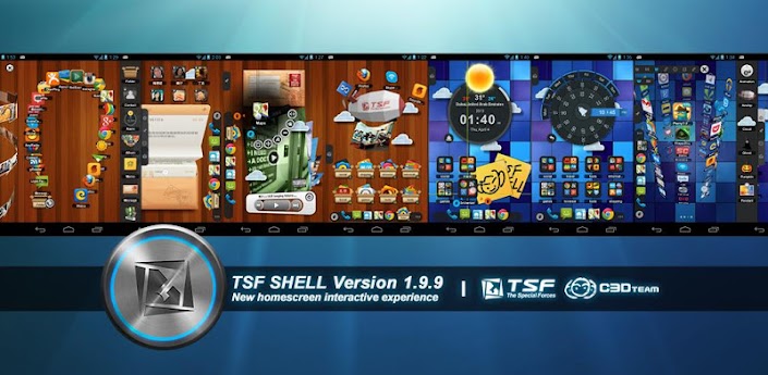 TSF Shell v2.04 mới I-laucher 3D đỉnh cao & đẹp giá 16.81$ +themes trả phí cực đẹp đã fix link