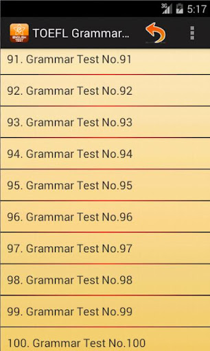 【免費教育App】TOEFL Grammar Test-APP點子