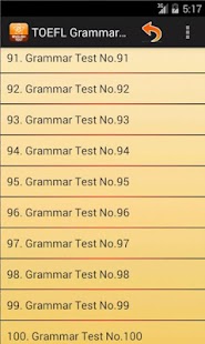 Lastest TOEFL Grammar Test APK for Android
